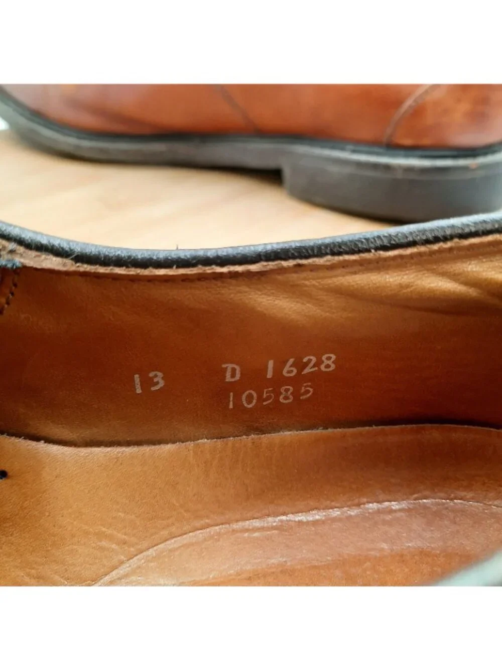 Allen Edmonds Ashton Mens 13 Shoes Chili Brown Leather Split Toe Dress Sneakers